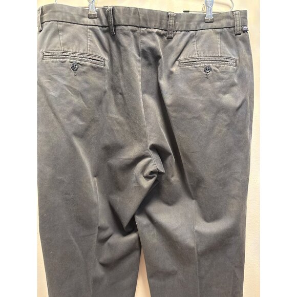 Dockers Mens Gray Pleated Chino Pants Size 38x32 Cotton Blend - Picture 8 of 13
